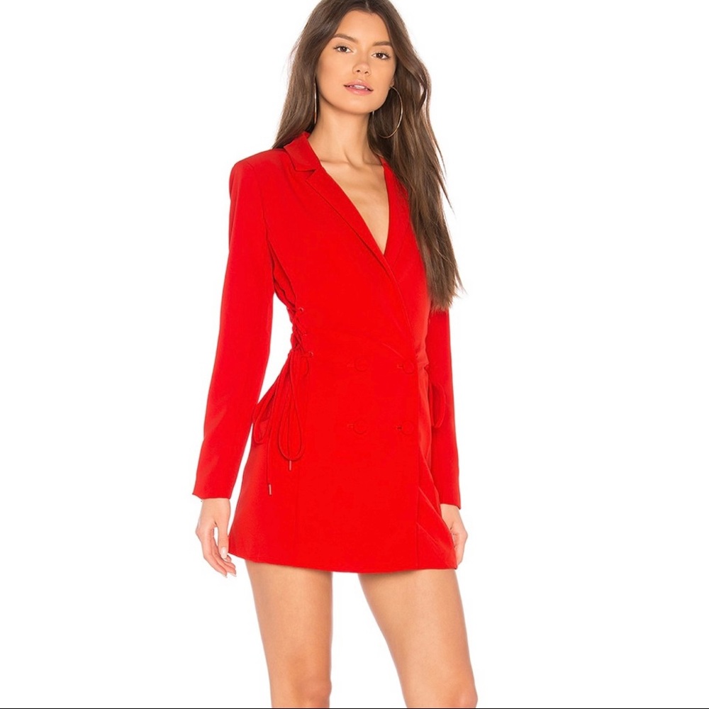 NWOT Brave Dress in Red - by NBD (size XS) - Picture 2 of 5